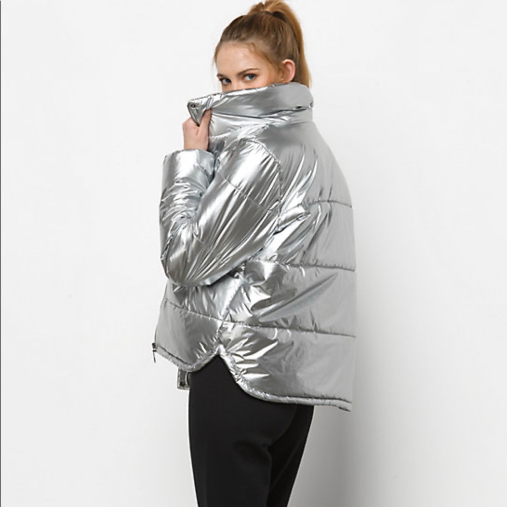 VANS GALATIC SPIRAL METALLIC Women’s JACKET Silver